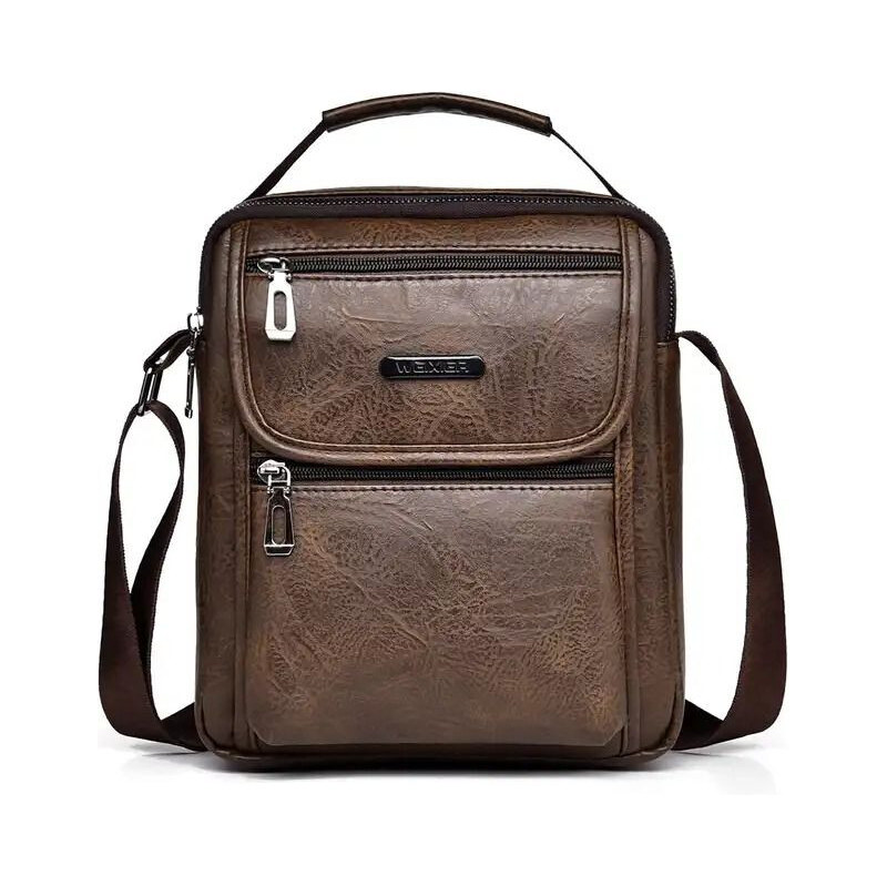 Weixier pánska crossbody taška Tovuz Hnedá 65229678