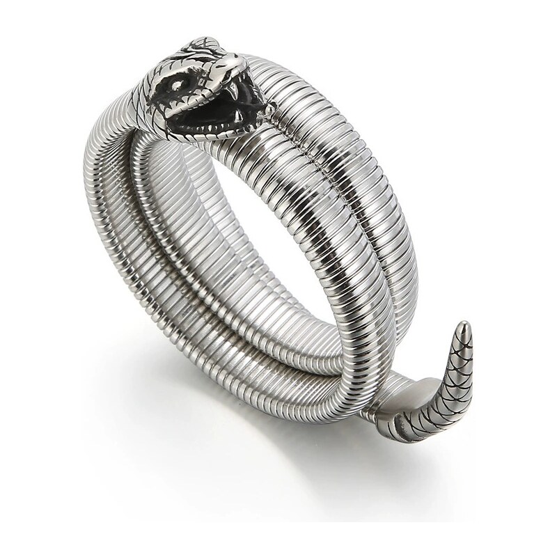 Impress Jewelry Oceľový pružný náramok Had Zmije 17–25 cm 66088348