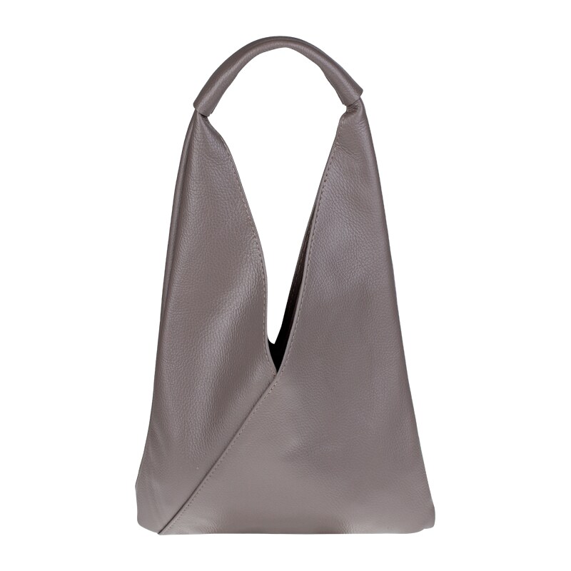 Sivá kožená talianska kabelka Alma Piccola Grigia NovaKabelka.sk 66089138