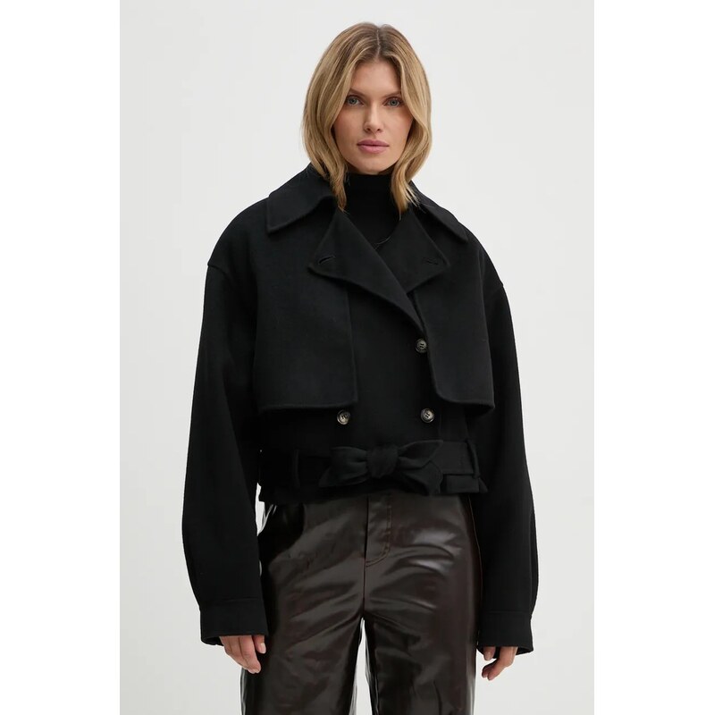 Vlnený kabát Nanushka SATOYO 57825502