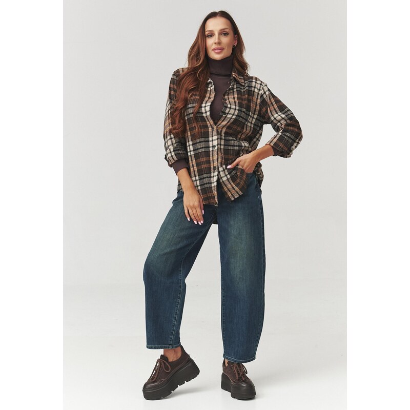 Makadamia Dámska košeľa w1 | farebná C6 66089661