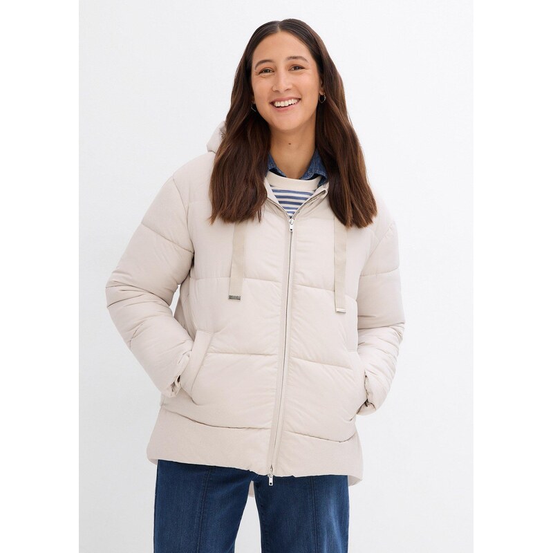 bonprix Bunda Oversize, farba šedá 60614348