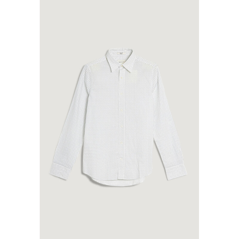 KOŠEĽA GANT SLIM MICRO PRINT SHIRT EGGSHELL 65237280