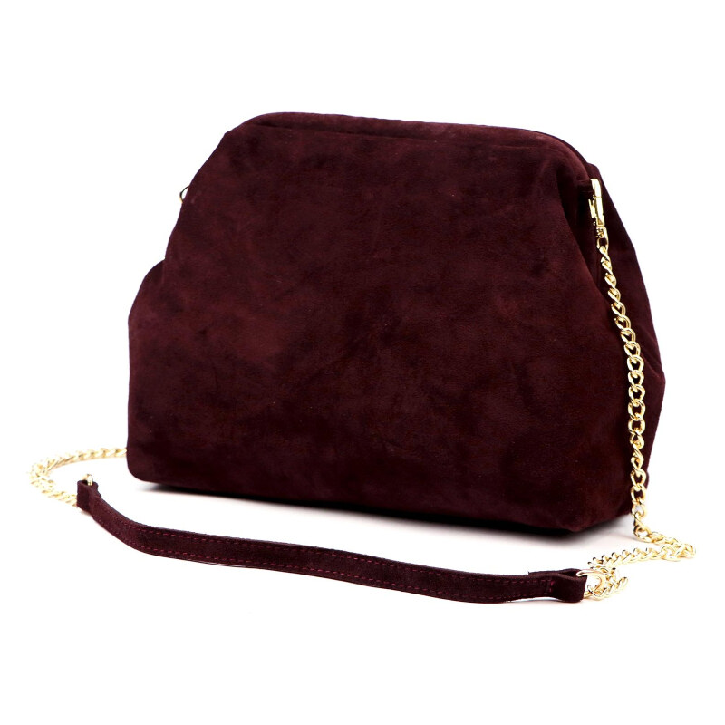 Kožená kabelka Luka vínová KZ2258710 66090318