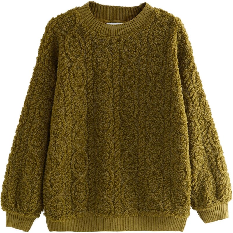 Next Mikina olivová 66090866