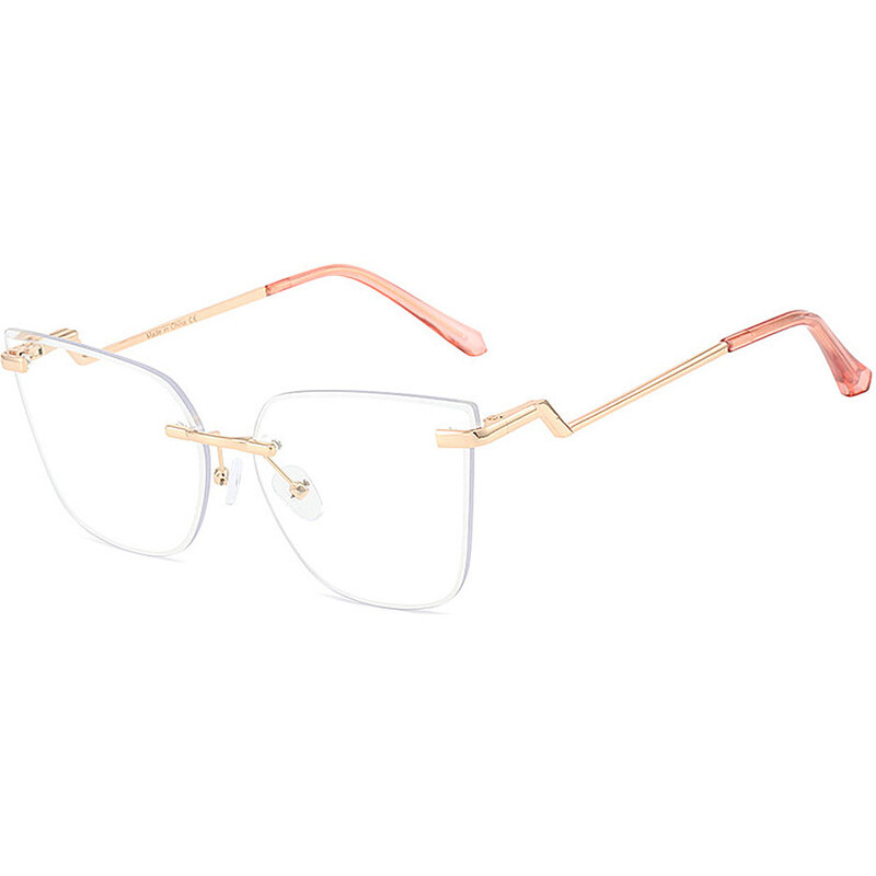 VeyRey dámske cat-eye dámske okuliare blokujúce modré svetlo Yapp číre 66090619