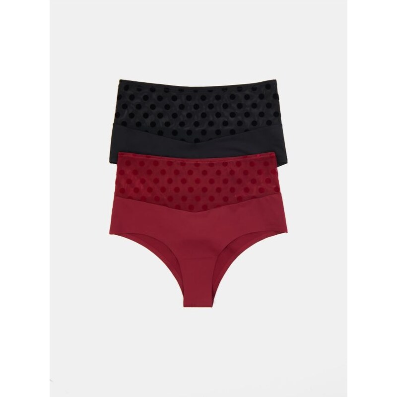 Sinsay - Súprava 2 brazílskych nohavičiek - viacfarebná 66090872