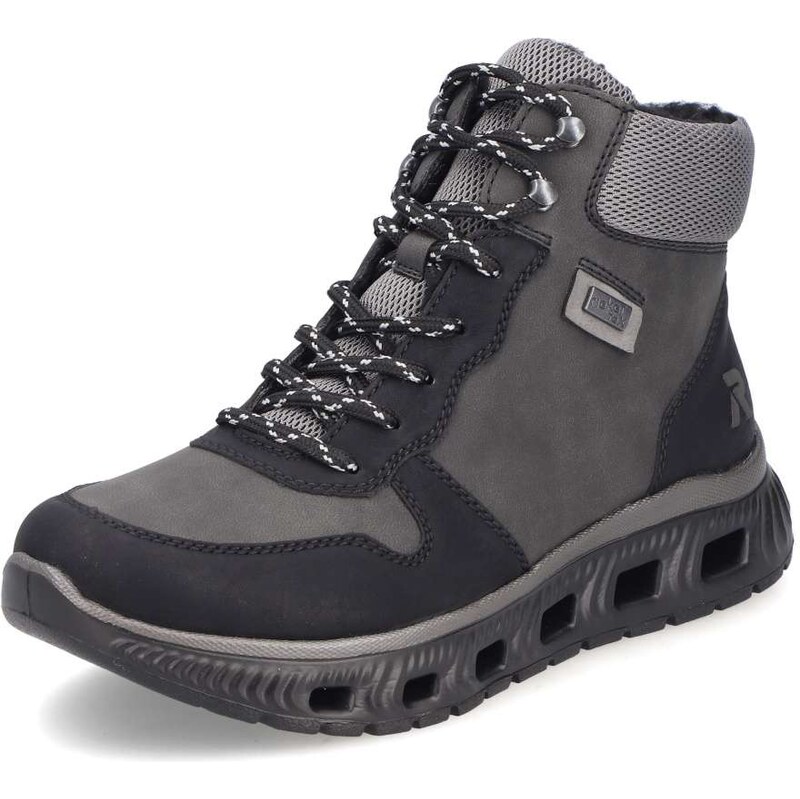 Dámska členková obuv RIEKER M6023-45 sivá W5 66091715