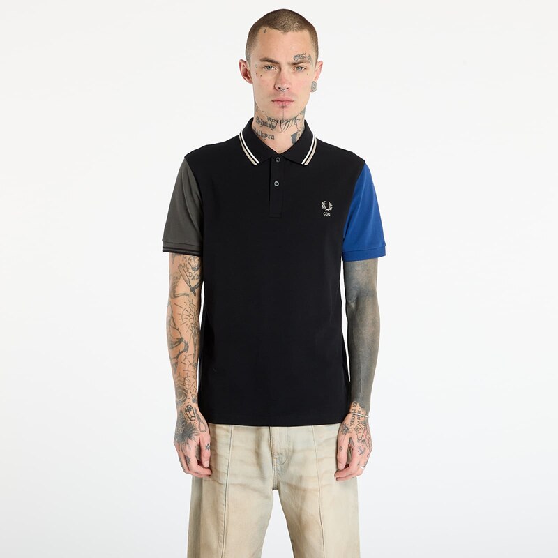 Tričko Comme des Garçons SHIRT x Fred Perry Polo Knit Black L 66091723