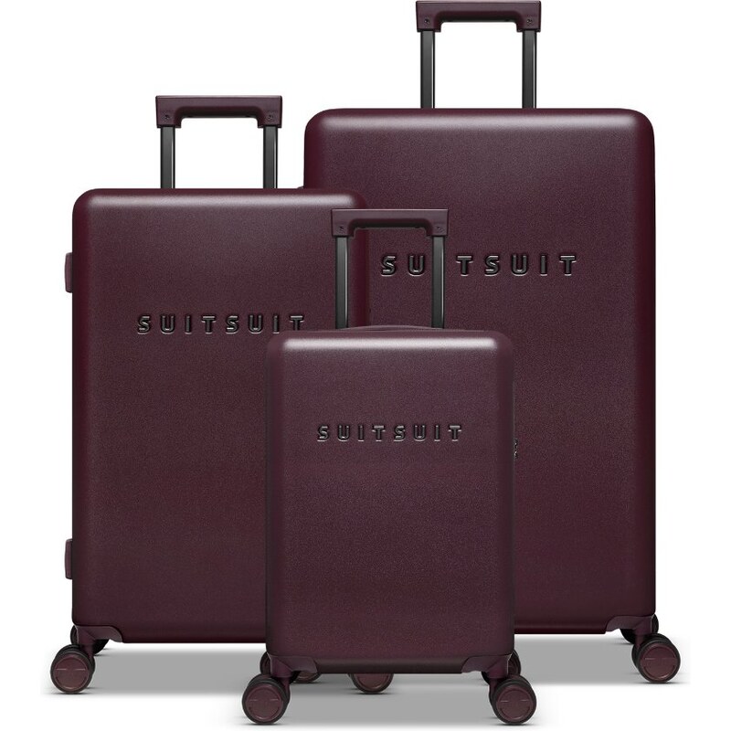 Sada cestovných kufrov SUITSUIT Mystique Cherry Lacquer – tmavovínová 66153591