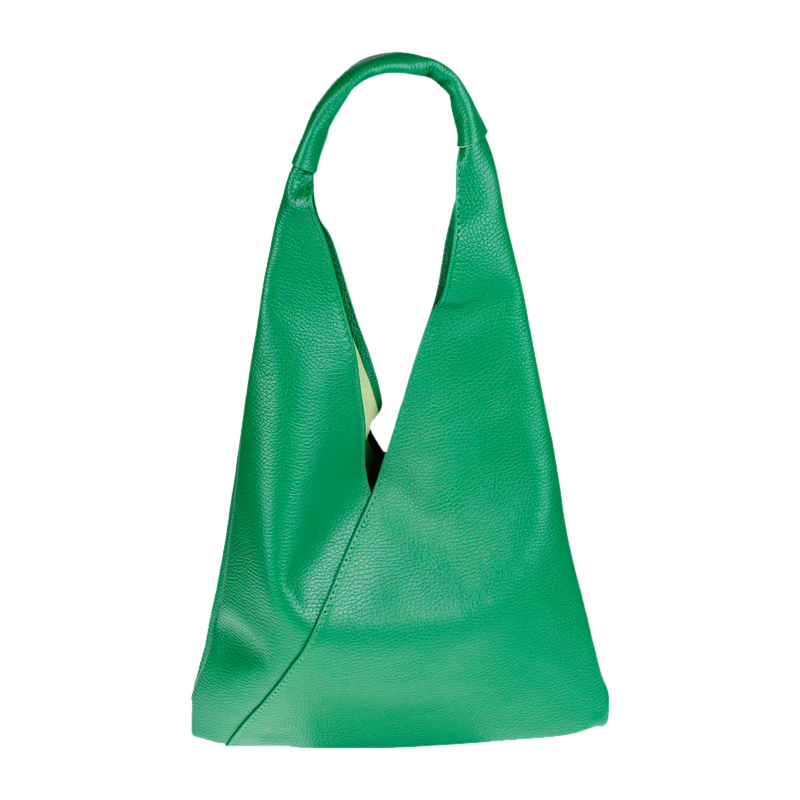 Zelená kožená talianska kabelka Alma Piccola Verde NovaKabelka.sk 66093477