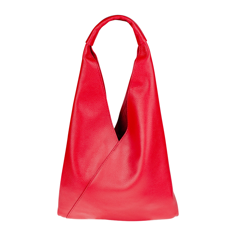 Červená kožená talianska kabelka Alma Piccola Rossa NovaKabelka.sk 66093478