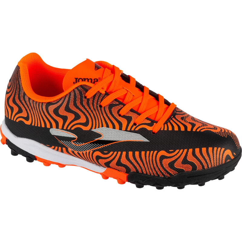 Oranžovo-čierne chlapčenské turfy Joma Evolution Jr 2501 TF EVJS2501TF 66149221