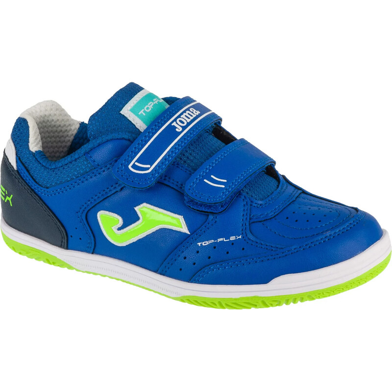 Modré chlapčenské sálové tenisky Joma Top Flex Jr 2504 IN TPJS2504INV 66149392