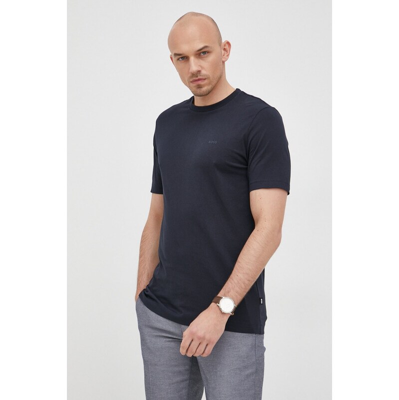 Bavlnené tričko BOSS Thompson 01 32785385