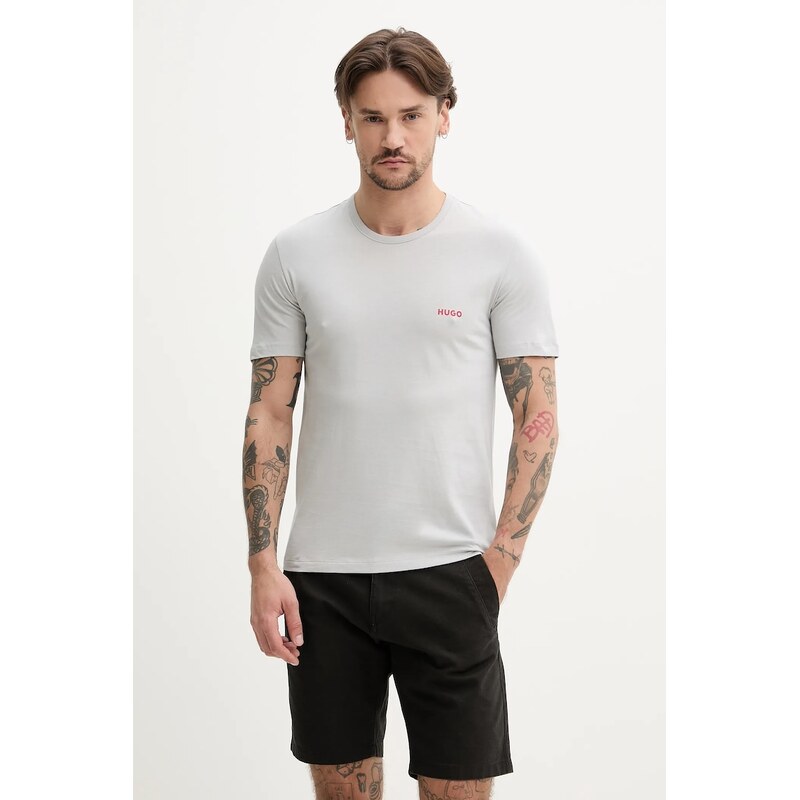 Bavlnené tričko HUGO 3-pak T-SHIRT RN TRIPLET P 61932230
