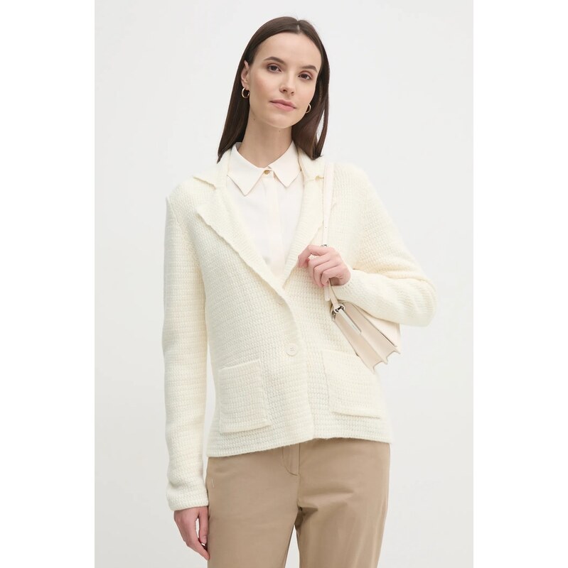 Kardigán s prímesou vlny Sisley 61167021