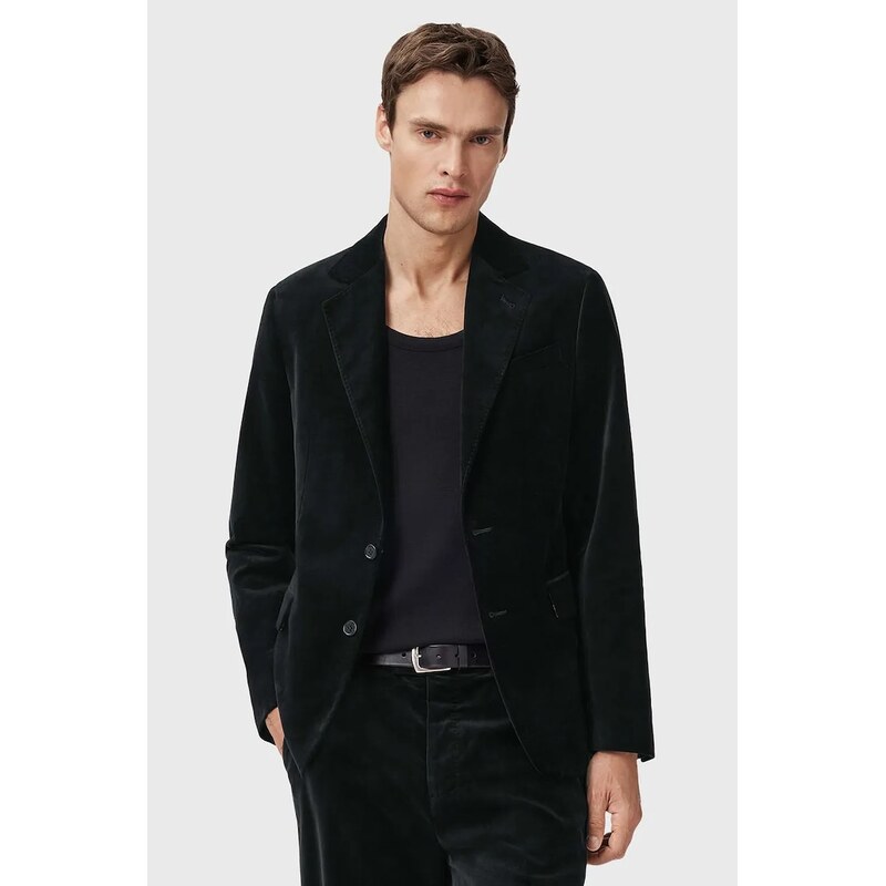 Bavlnené sako AllSaints SAGA 66062361