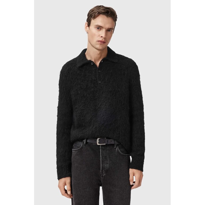Sveter s prímesou vlny AllSaints SONNY 66062329