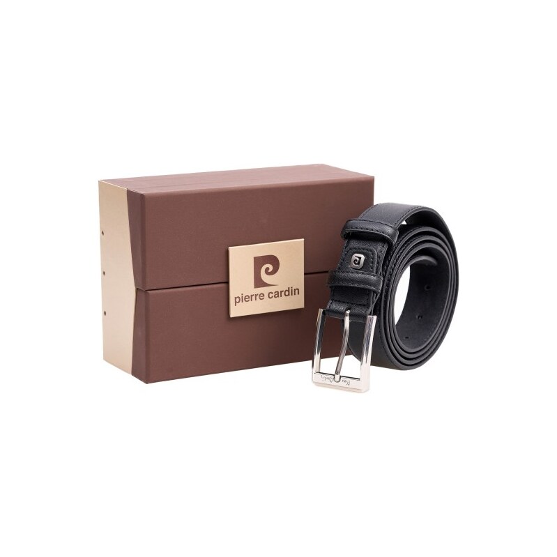 Kožený opasok Pierre Cardin 2510-BL 66096554