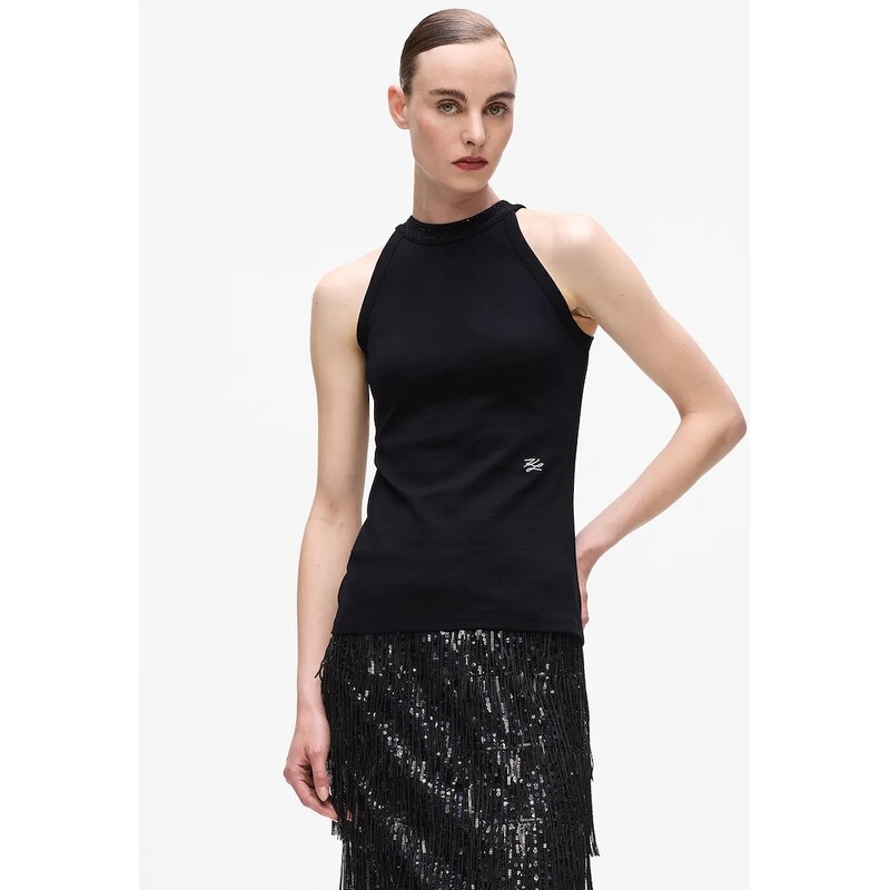 Bavlnený top Karl Lagerfeld 66514534