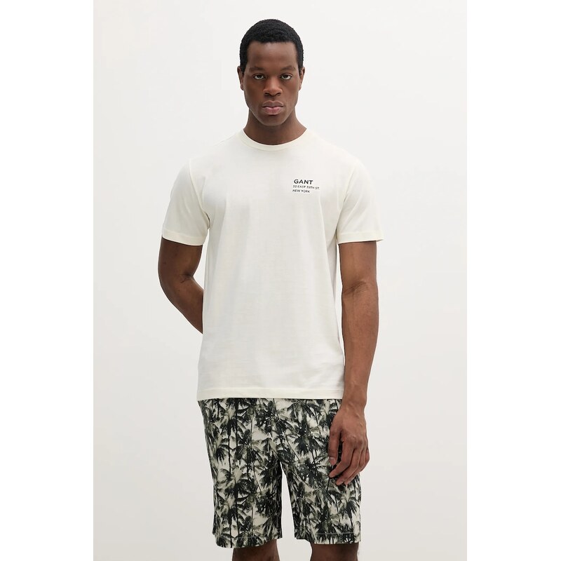 Bavlnené tričko Gant 63459497