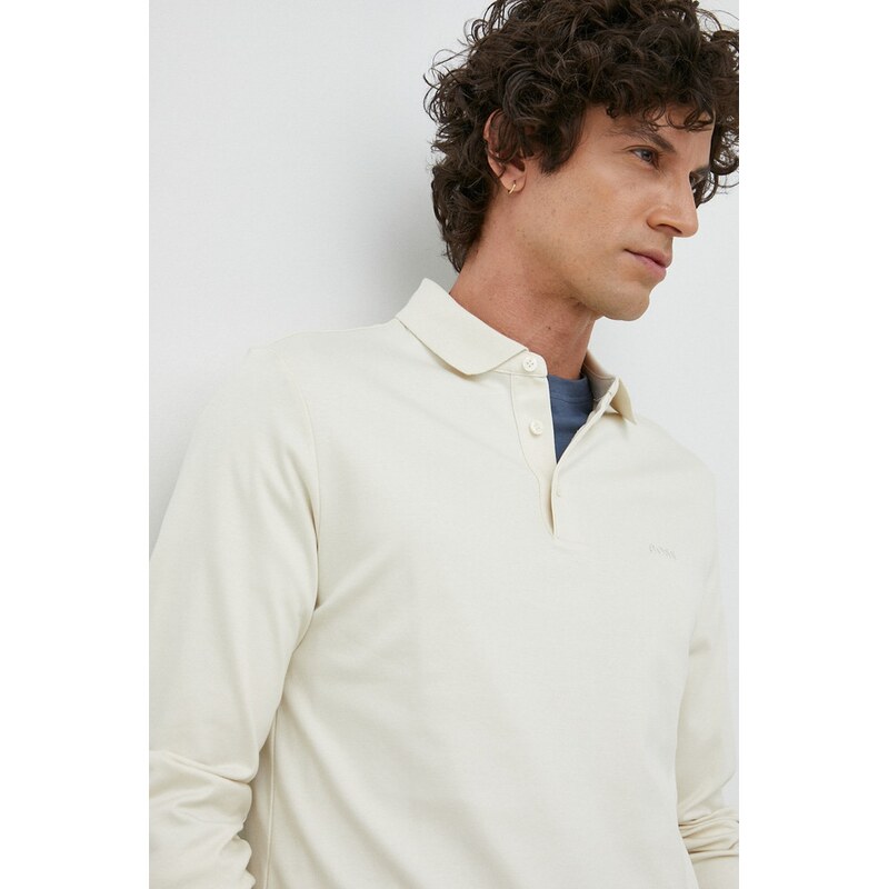 Bavlnené tričko s dlhým rukávom BOSS Pado 30 60705509