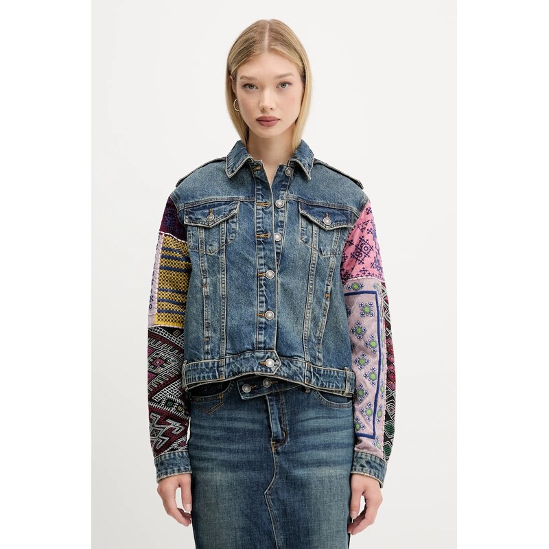 Rifľová bunda Desigual ETNIC 64882693