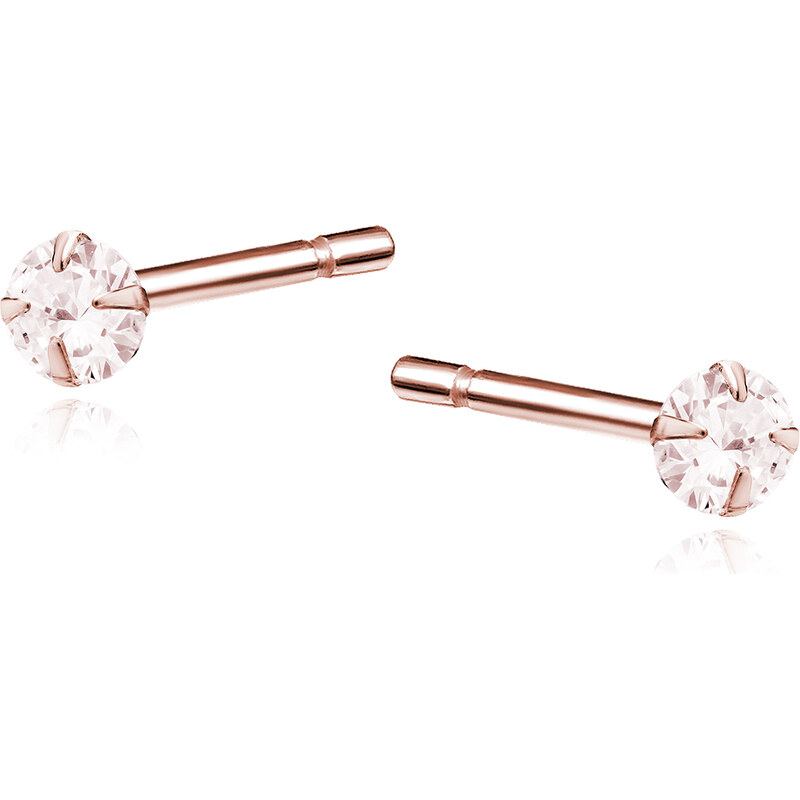 Olivie Strieborné náušnice MORGANIT ROSE 9901 66110509