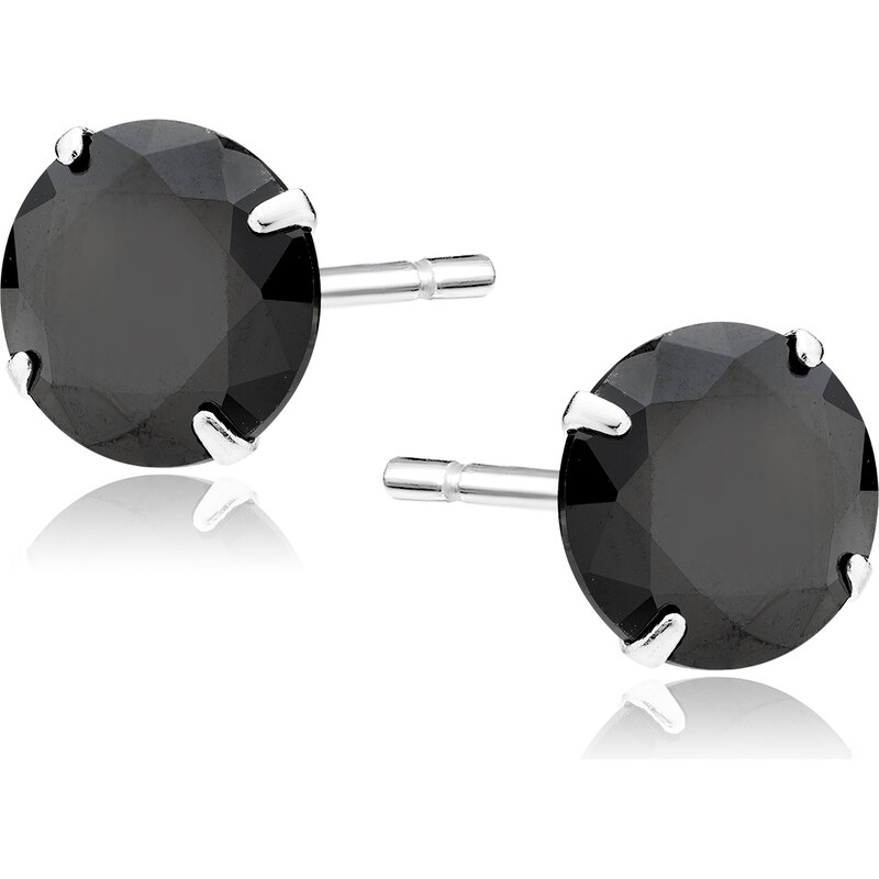 Olivie Strieborné náušnice BLACK 3596 66096634