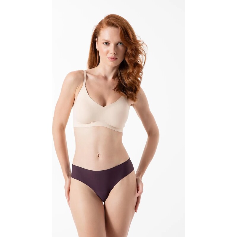 Brazilské nohavičky Julimex Dark Plum Simple 66096890