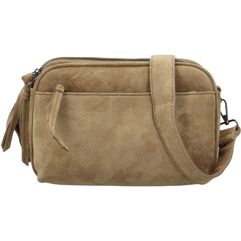 Dámska crossbody kabelka khaki - Paolo bags Josefin Khaki 66113288