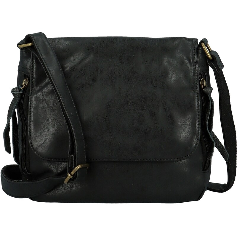 Dámska crossbody kabelka čierna - Paolo bags Aiden čierna 66113298