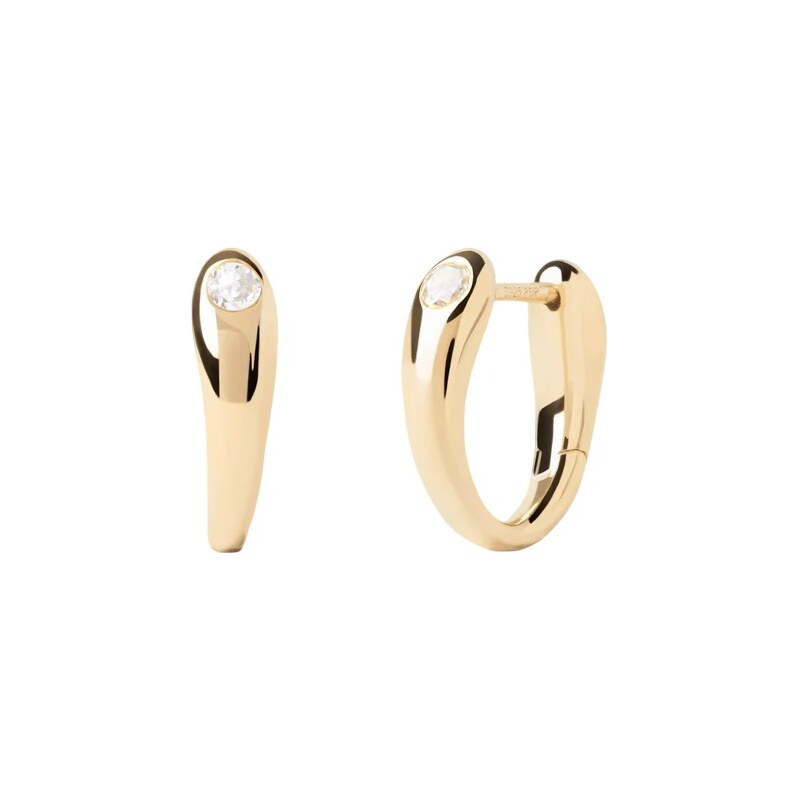 PDPAOLA Nadčasové pozlátené náušnice Serena AR01-E72-U 66587852