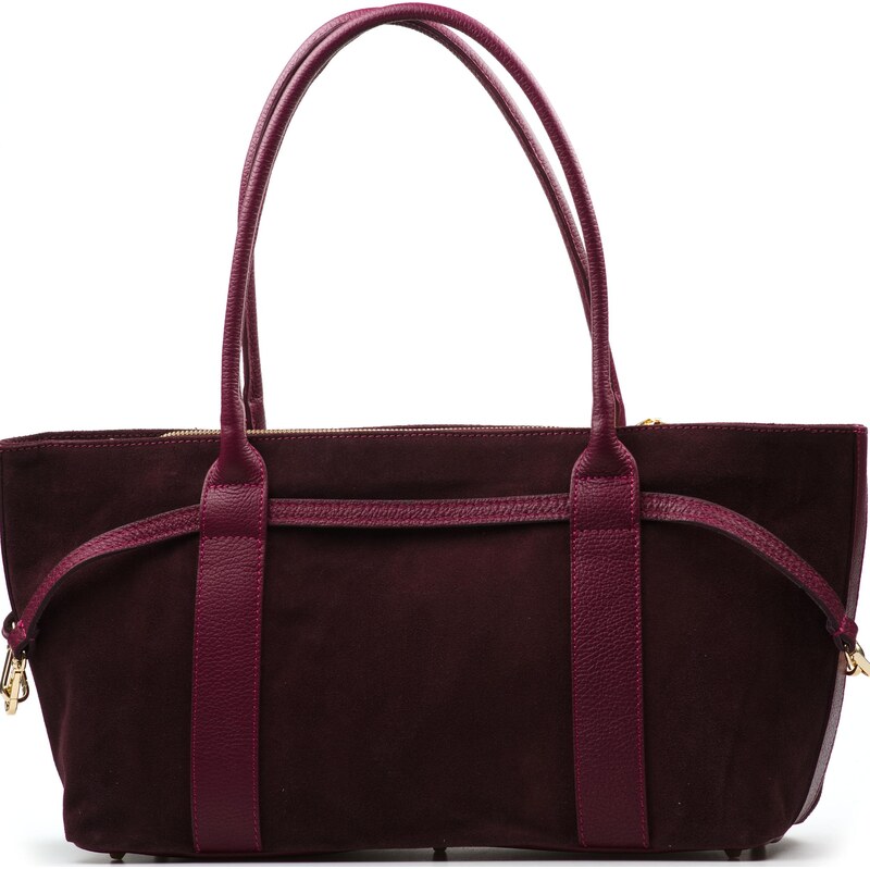 Blaire Kožená kabelka Ofelie vínovo červená 66102180