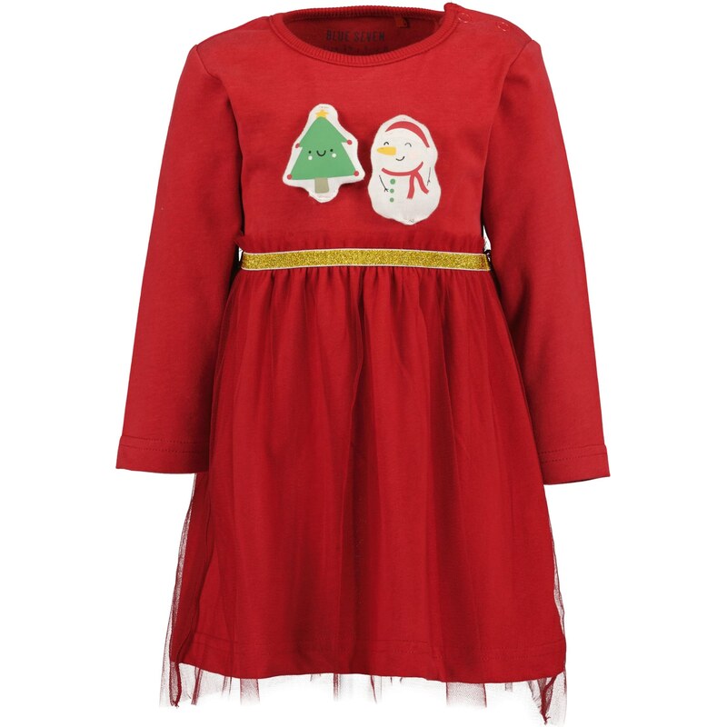 BLUE SEVEN Šaty zlatá / svetlozelená / červená / biela 66105194