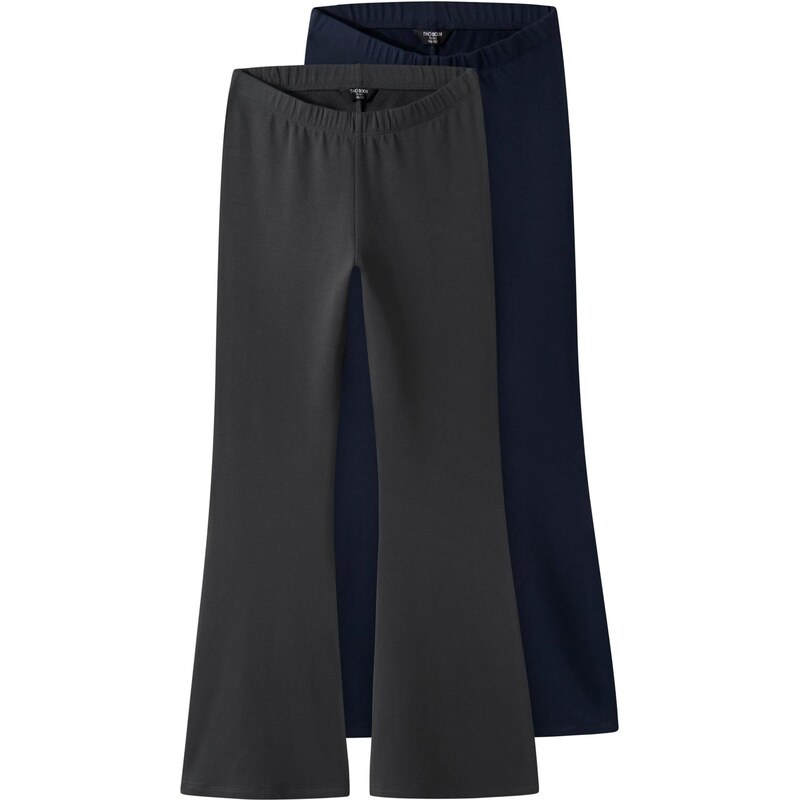 TWO SOON Legíny tmavomodrá / sivá 66119877