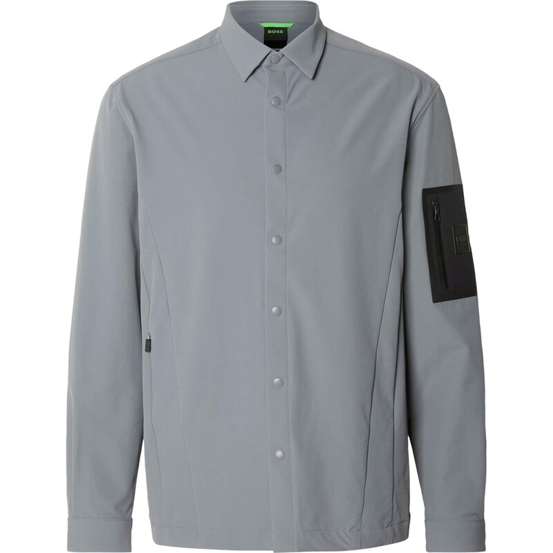 BOSS Prechodná bunda B_EXPEDIT sivá / čierna 66105277