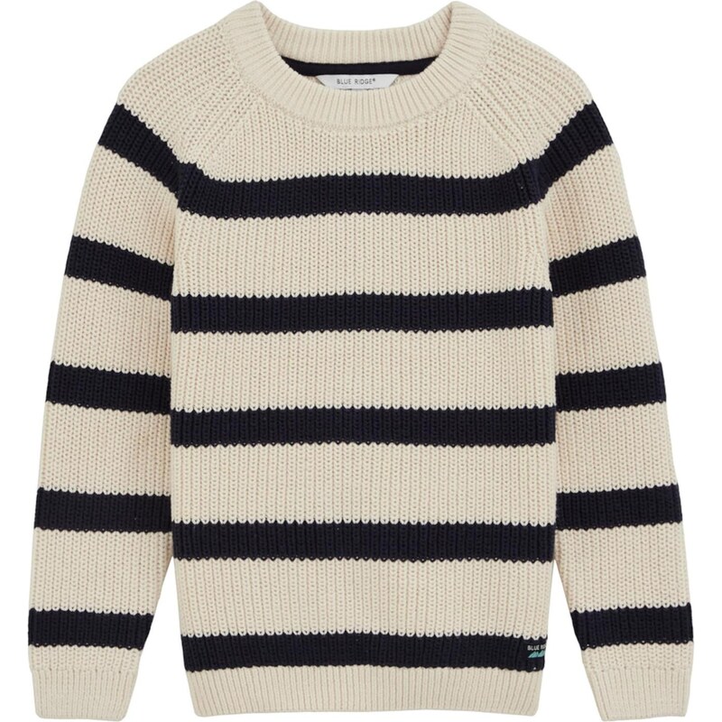 WE Fashion Sveter čierna / prírodná biela 66105323