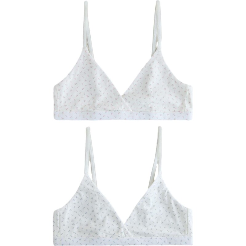 Next Podprsenka svetlomodrá / zelená / ružová / biela 66105326