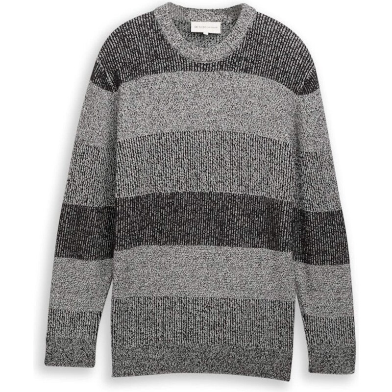 TOM TAILOR DENIM Sveter sivá / antracitová / grafitová 66105394