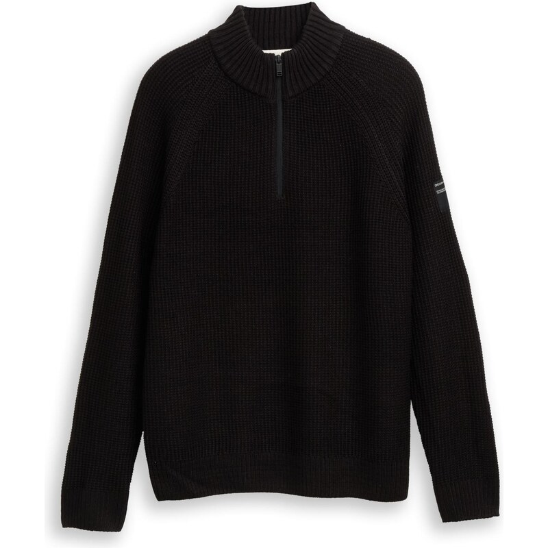 TOM TAILOR DENIM Sveter čierna 66105400