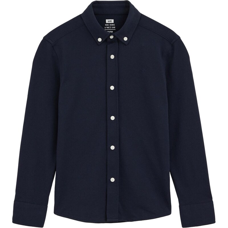 WE Fashion Košeľa námornícka modrá 66105459