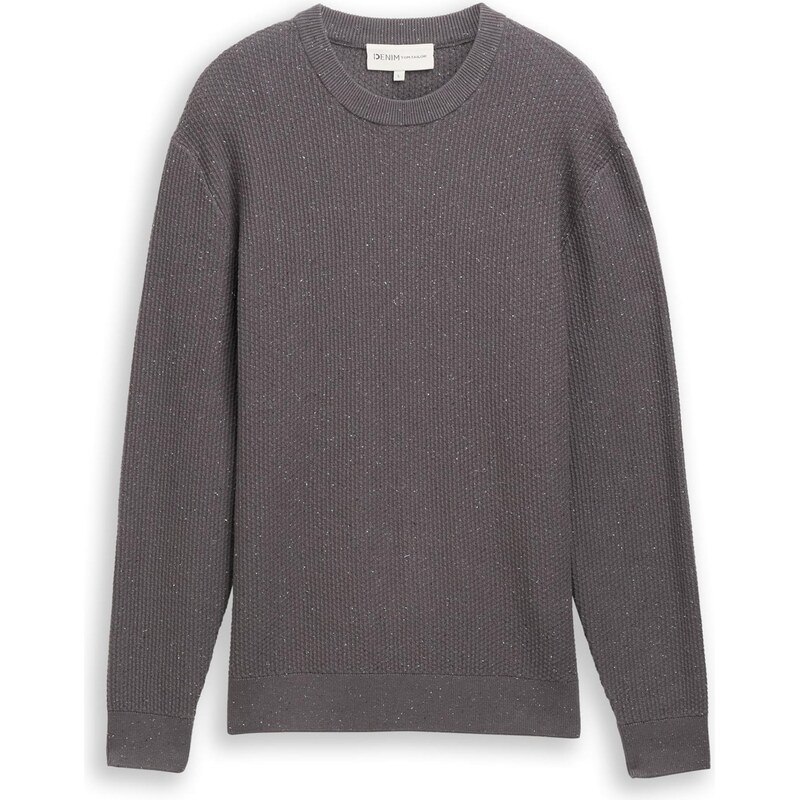 TOM TAILOR DENIM Sveter tmavosivá 66105604