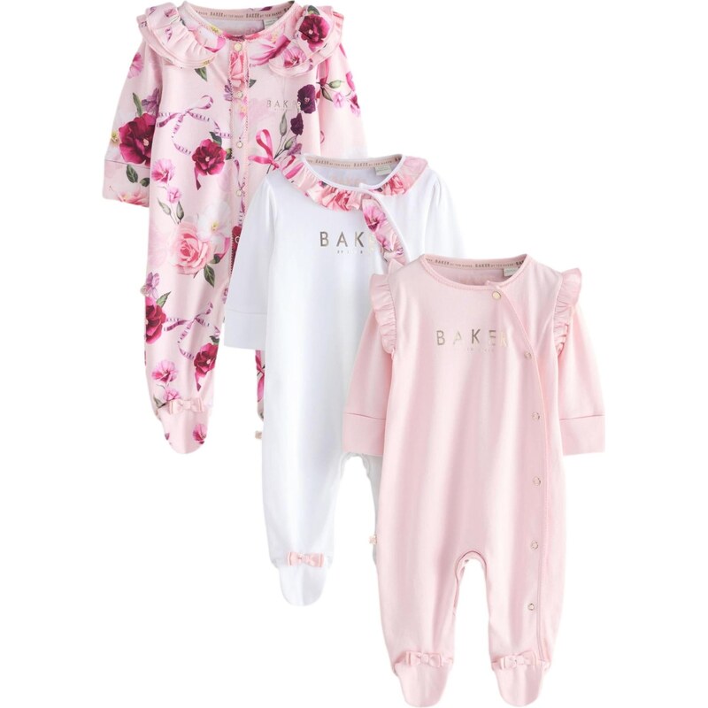 Baker by Ted Baker Pyžamo zlatá / baklažánová / ružová / biela 66105819