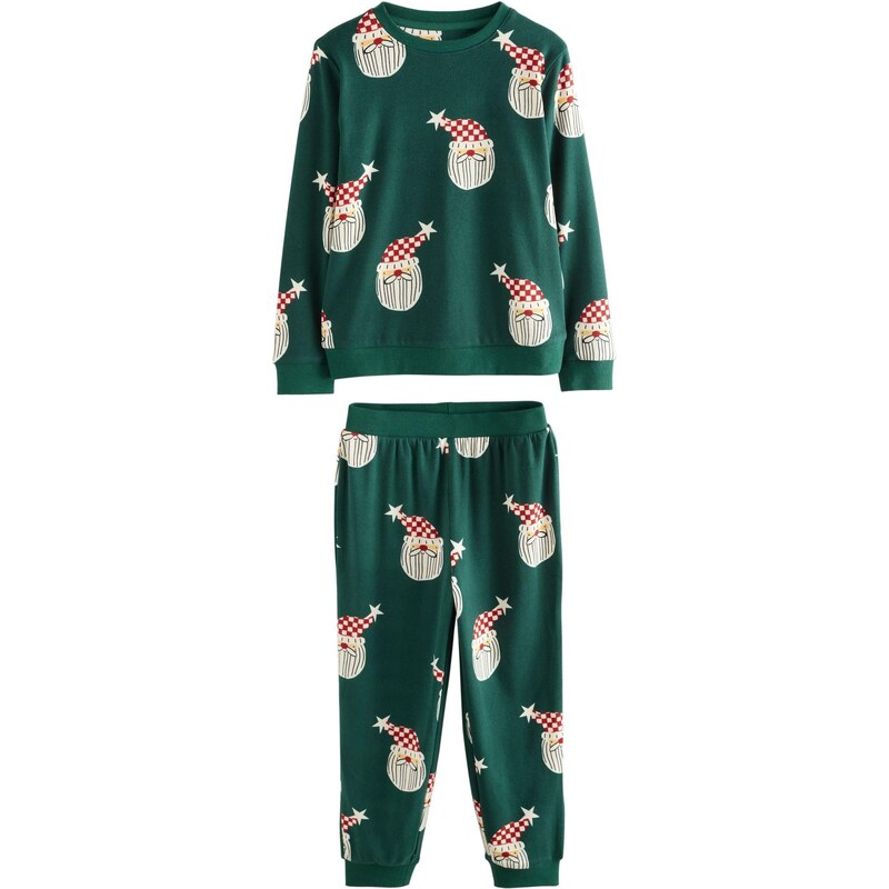 Next Pyžamo tmavozelená / červená / čierna / biela 66105881