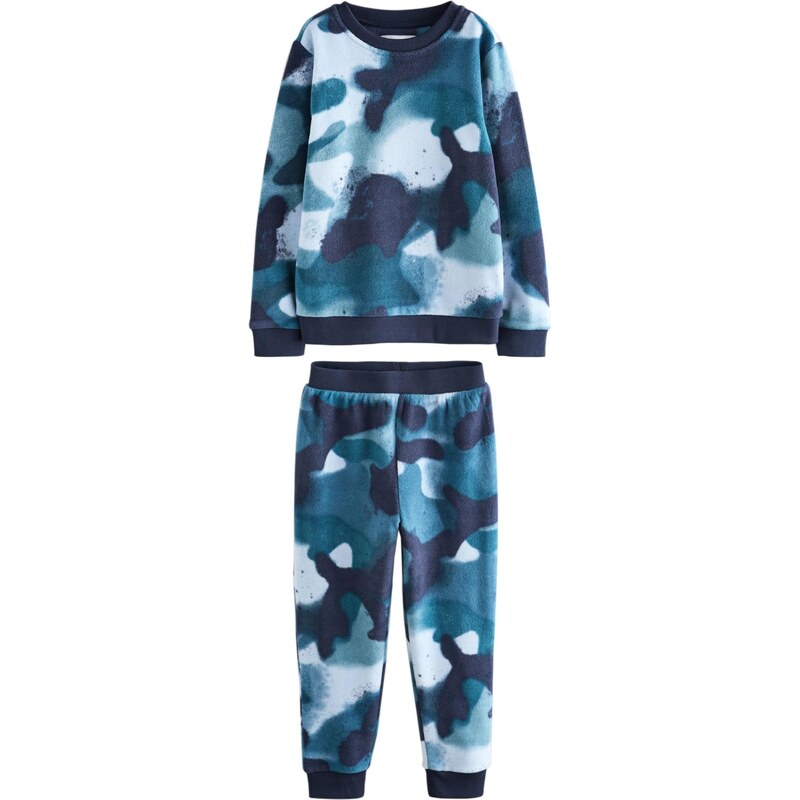 Next Pyžamo modrá / námornícka modrá / biela 66105912