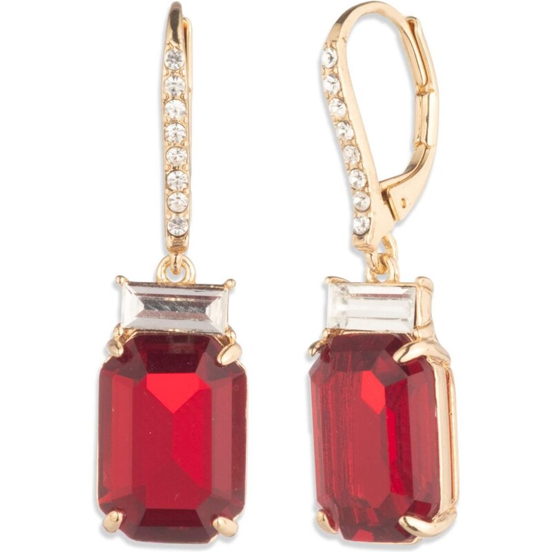 Lauren Ralph Lauren Náušnice zlatá / bordová 66106022