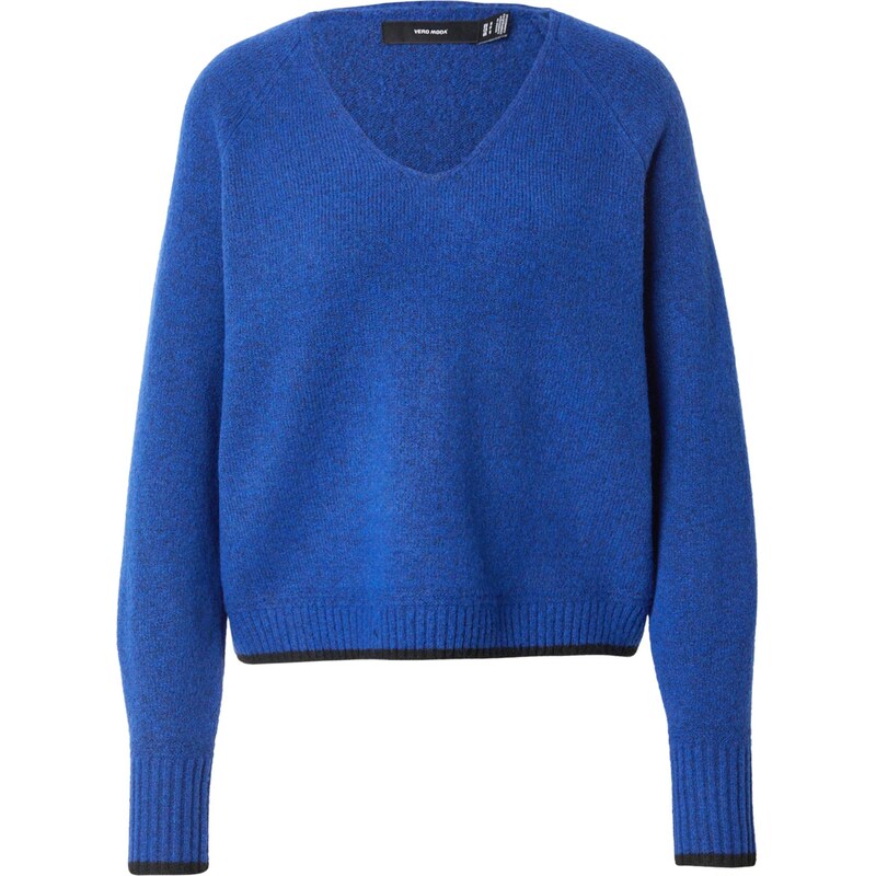 VERO MODA Sveter VMAQUARIUS tmavomodrá 66106009