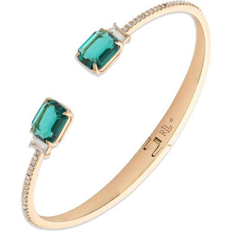 Lauren Ralph Lauren Náramok zlatá / smaragdová / priehľadná 66106019